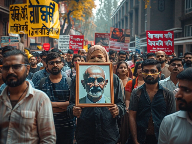 युवा कांग्रेस का पीएम मोदी के बयान पर विरोध, महात्मा गांधी की प्रतिष्ठा पर उठाए सवाल