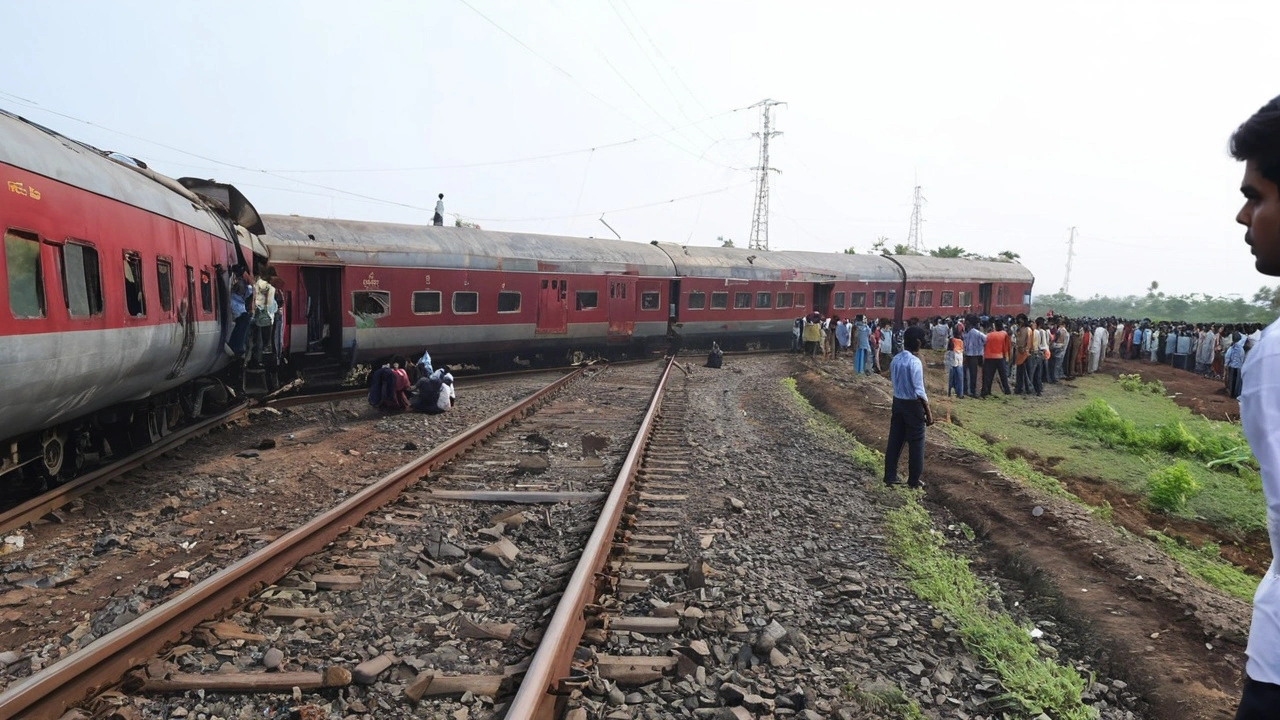 मुंबई-हावड़ा मेल के पटरी से उतरने पर दो मरे, 20 घायल: झारखंड में हुआ हादसा